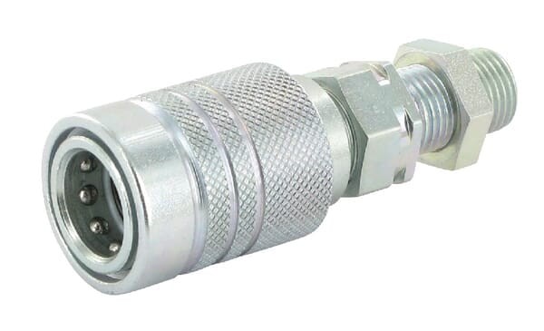 Szybkozłącze gniazdo SKP-F 3/8" gwint grodziowy M18x1.5 12L SKPF10N18