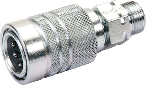 Szybkozłącze gniazdo SKP-F 3/8" gwint zewnętrzny M18X1.5 10S SKPF10S18