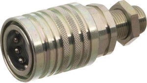 Szybkozłącze gniazdo SKP-F 1/2" gwint grodziowy M18x1.5 10S SKPF12T18