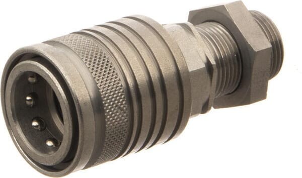 Szybkozłącze gniazdo SKP-F 1/2" gwint grodziowy M22x1.5 14S SKPF12T22