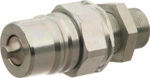 Szybkozłącze wtyczka SKP-M 1" gwint grodziowy M26x1.5 18L SKPM25N26