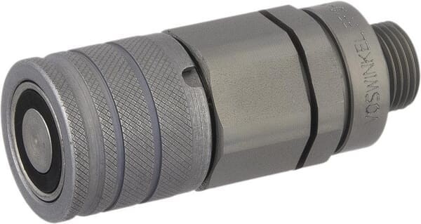 Szybkozłącze płaskie SKV-M gniazdo 3/8" gwint zewnętrzny M18x1.5 12L SKVF10L18