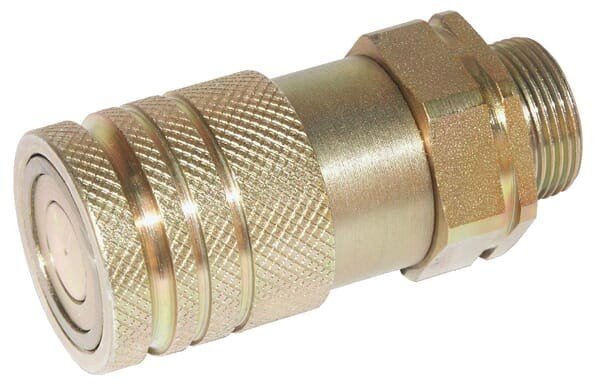 Szybkozłącze płaskie SKV-M gniazdo 3/8" gwint zewnętrzny M22x1.5 15L SKVF10L22