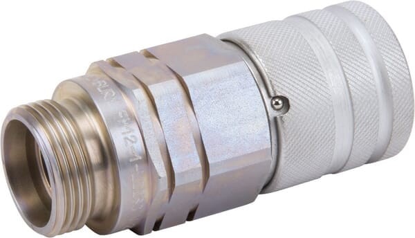 Szybkozłącze płaskie SKV-F gniazdo 1/2" gwint zewnętrzny M30x2 22L SKVF12L30