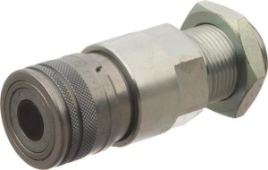 Szybkozłącze płaskie SKV-F gniazdo 1/2" gwint zewnętrzny grodziowy M30x2 20S SKVF12T30