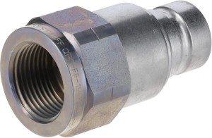 Szybkozłącze płaskie SKV-M wtyczka 3/4" gwint wewnętrzny 1" BSP SKVM19C16