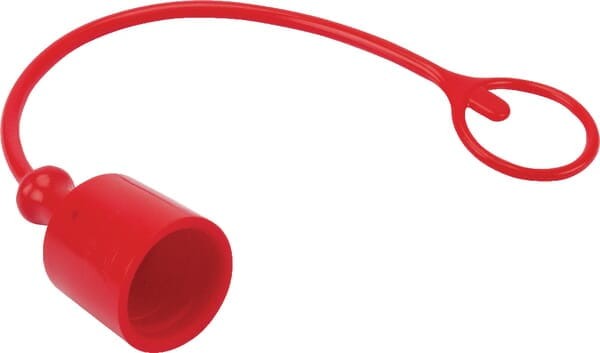 Zatyczka przeciwpyłowa PVC M red TFA34R