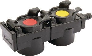 Pokrywa z ociekaczem oleju, podwójna, rozstaw 55 mm TARV255GR