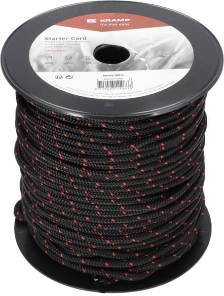 Linka rozrusznika 6.0 mm x 100 m czarna KR0601000B