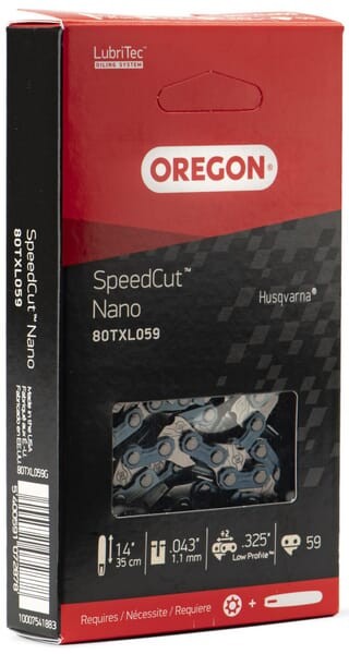 Łańcuch tnący, .325, 59 ogniw 14" Speedcut™ Nano, Oregon 80TXL059E