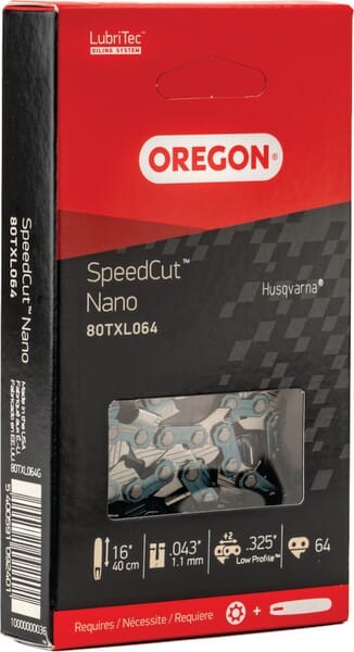 Łańcuch tnący, .325, 64 ogniw 16" Speedcut™ Nano, Oregon 80TXL064E