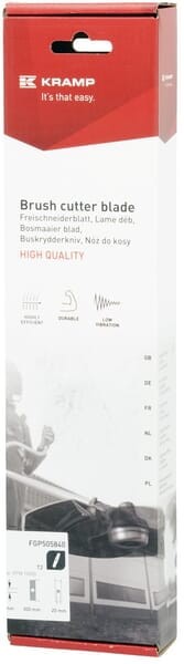Nóż do kosy 2 zęby mulczujący, L:300 Ø 20 3 mm FGP505840