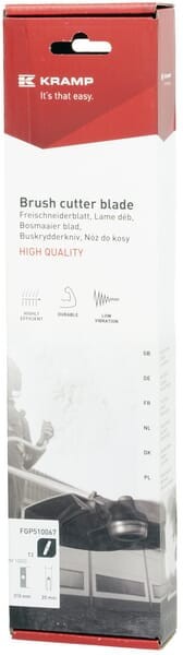 Nóż do kosy 2 zęby mulczujący, L:320 Ø 20 4 mm FGP510067