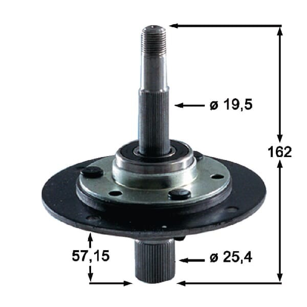 Wrzeciono noża kpl. pasujące do MTD FGP010754