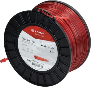 Żyłka tnąca Ø 2.65mm 169m kwadratowa czerwona Kramp NL27169SKR