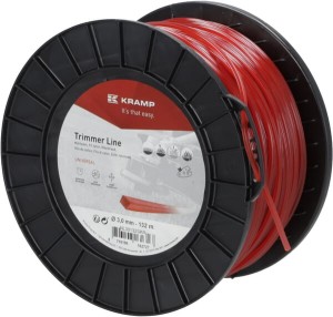 Żyłka tnąca Ø 3mm 132m kwadratowa czerwona Kramp NL30132SKR