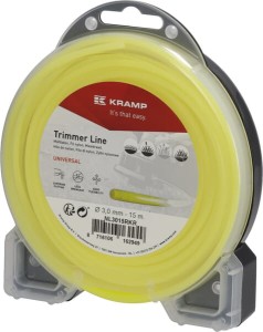 Żyłka tnąca Ø 3 mm 15 m okrągła żółta Kramp NL3015RKR