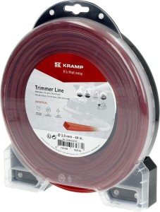 Żyłka tnąca Ø 3 mm 44 m kwadratowa czerwona Kramp NL3044SKR