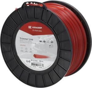 Żyłka tnąca Ø 3.3mm 109m kwadratowa czerwona Kramp NL33109SKR