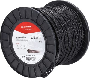 Żyłka tnąca Ø 3.5mm 143m kwadratowa Nylsaw czarna Kramp NL35143NKR