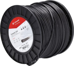 Żyłka tnąca Ø 4.5mm 100m kwadratowa Nylsaw czarna Kramp NL45100NKR