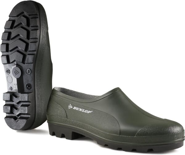 Chodaki zielone gumowe, roz. 40 Slip on Wellie Dunlop B35061140