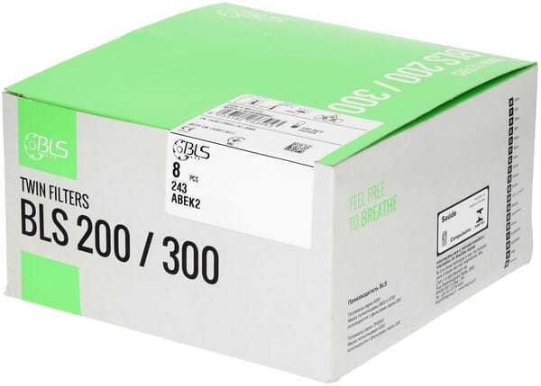 Filtropochłaniacz BLS 243 ABEK2 8 szt. BLS8011114P008