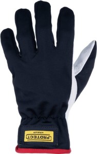 Rękawice robocze, czarno/białe, roz. 9/L Protect Kramp KG0101509