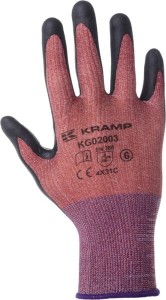Rękawice robocze PU X7 odporne na przecięcia 2.003 10/XL KG0200310