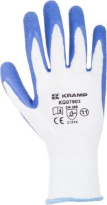 Rękawice robocze, białe, roz. 11/2XL Protect Kramp KG0700311