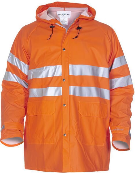 Kurtka przeciwdeszczowa Hi-vis, pomarańczowy, rozmiar M, Hydrosoft, Hydrowear 015757FOM