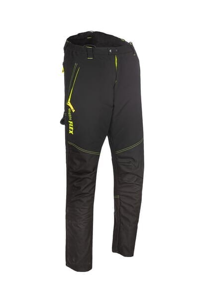 Spodnie dla pilarza wodoodporne roz. M, Hi-Vis, czarny Progress SIP 1XRPA2PT3M