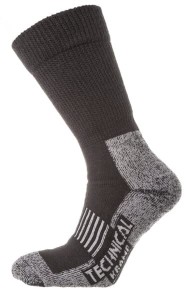 Skarpety termiczne 3/4, czarno/szare roz. 35-38 KW22900120138