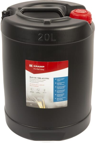 Olej uniwersalny, 20l półsyntetyczny, STOU SAE 10W-40 Kramp 40121020WEKR