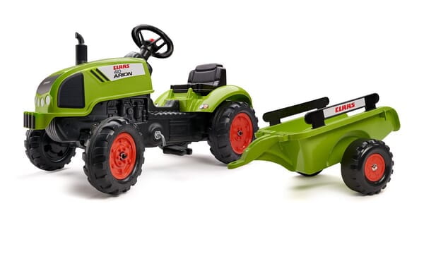 Traktor Claas z przyczepą i otwieraną maską F2041C
