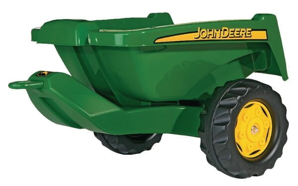 Przyczepa John Deere zielona, do Ciągników z napędem na pedały R12882