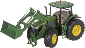 John Deere 7310R z ładowaczem czołowym ze zdalnym sterowaniem bluetooth i w aplikacji S06792