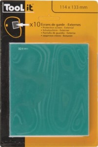 Szkło ochronne spawalnicze, bezbarwne 114x133 mm zewnętrzne 10 szt. 043893GYS