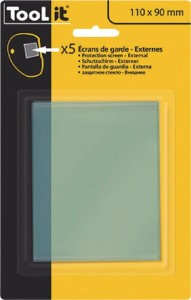 Szkło ochronne spawalnicze, bezbarwne 110x90 mm wewnętrzne 5 szt. 040816GYS