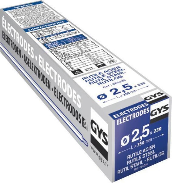 Elektr. rutyl.2,5x350mm (230x) 085039GYS