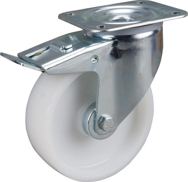 Koła skrętne z poliamidu 125 mm 3477UOJ125P62
