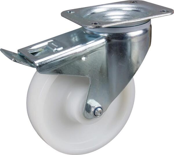 Koła skrętne z poliamidu 160 mm 3477UOR160P63
