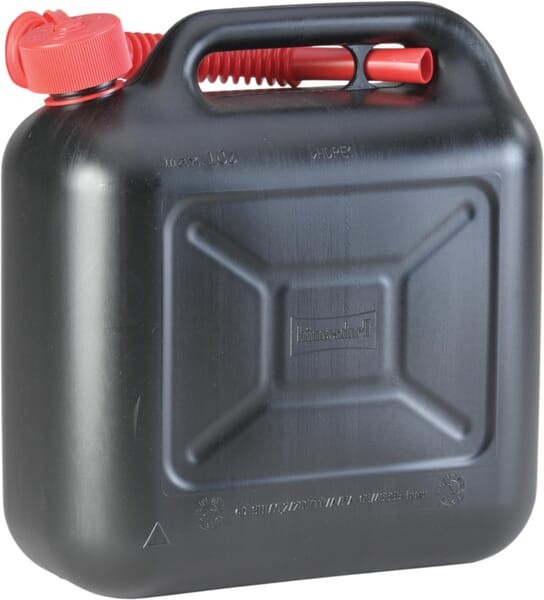 Kanister z tworzywa czarny Hünersdorff, 10 l JK8128