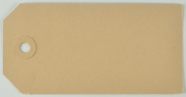 Etykieta brązowa 60x120 mm 1-otw. VPM536361