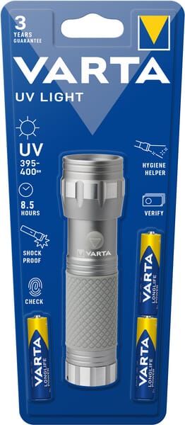 Latarka ze światłem UV VT15638