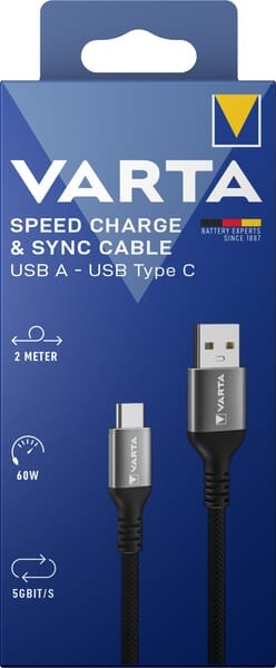 Kabel USB A do typu C VT57935