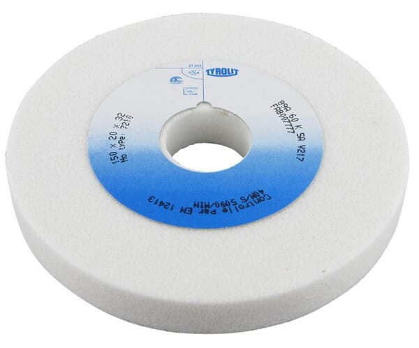 Ściernica ceramiczna Tyrolit, 150 x 20 x 32 mm biała 89A K60 1502089A60