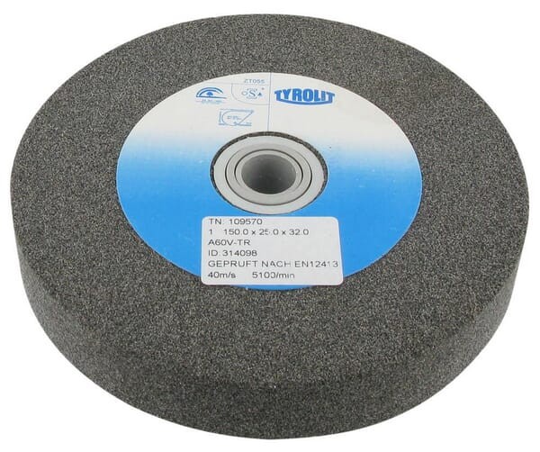 Ściernica ceramiczna Tyrolit, 150 x 25 x 32 mm szara 10A K60 1502510A60