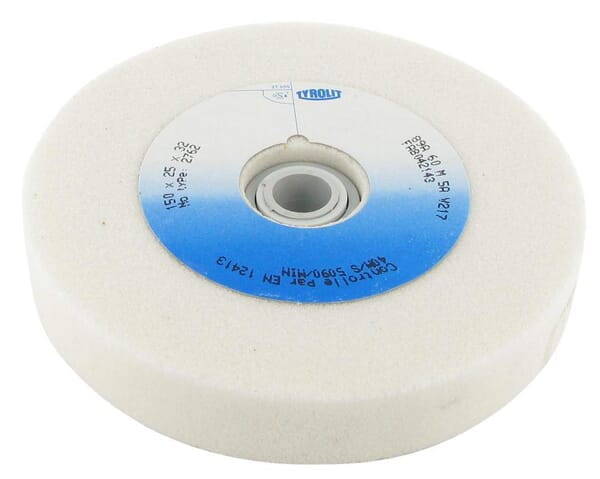 Ściernica ceramiczna Tyrolit, 150 x 25 x 32 mm biała 89A K60 1502589A60