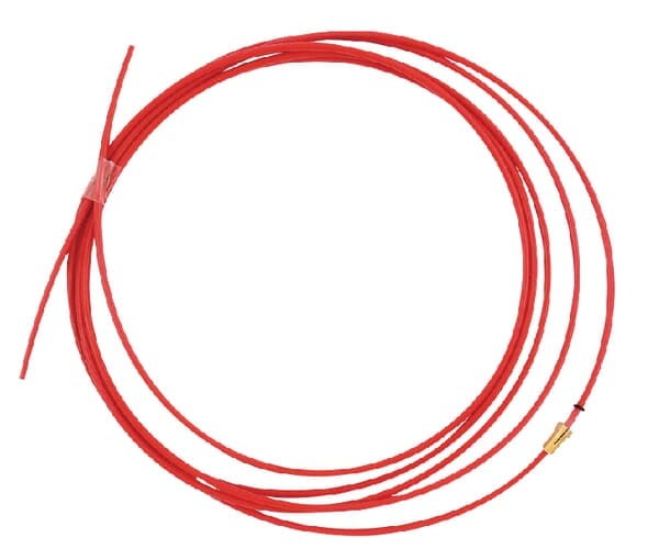 Akcesoria do palnika MIG/MAG TBi, teflonowy rdzeń liny czerwony 4,5 m 1,0 - 1,2 mm WP204045T